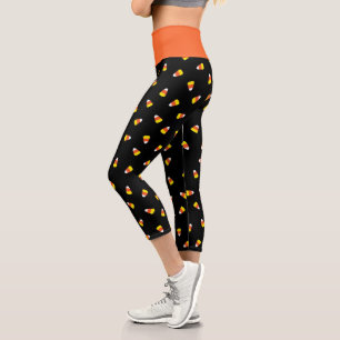 Leggings Capri Candy Corn Black Imprimé Legging Capris