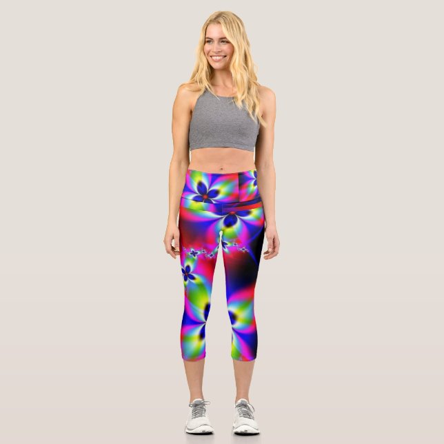 Leggings Capri capri à taille élevée (Recto)