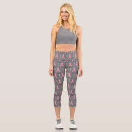 Leggings Capri Capri Cancer du Sein Vis