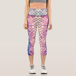 Leggings Capri capri taille haute sirène
