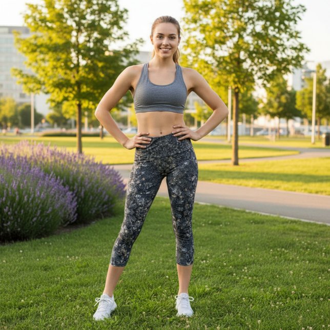 Leggings Capri Capris Chic Haut-Taille (Créateur téléchargé)