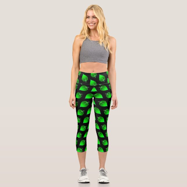 Leggings Capri Capris Custo à la taille élevée (Recto)