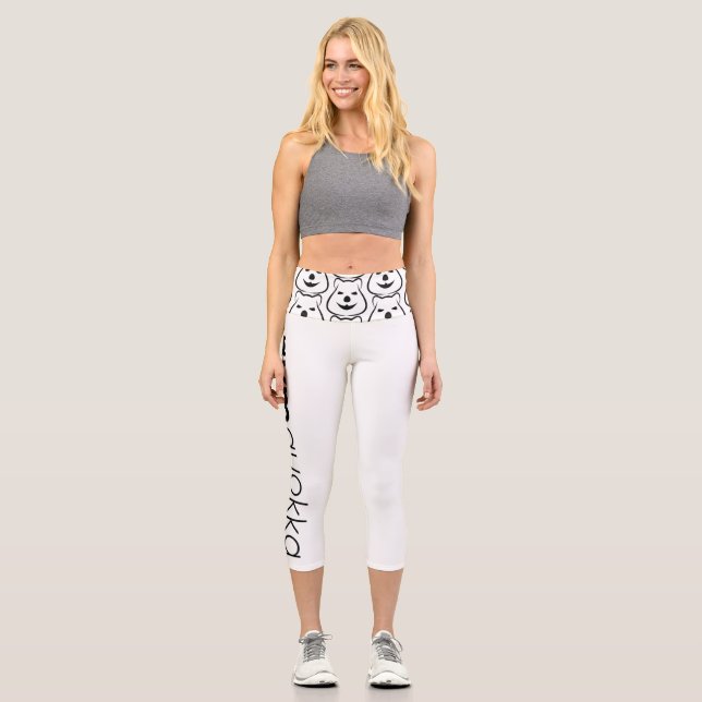 Leggings Capri Capris de taille haute Gymquokka (Recto)