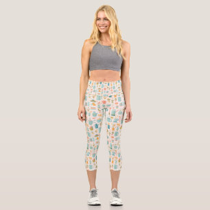 Leggings Capri Capris de yoga personnalisés à taille haute