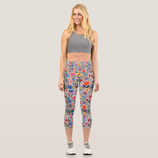 Leggings Capri Capris de yoga personnalisés à taille haute