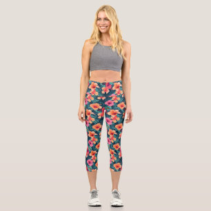 Leggings Capri Capris de yoga personnalisés à taille haute
