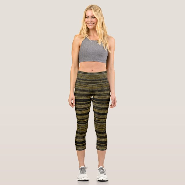 Leggings Capri Capris de yoga taille haute, XS (0-2) (Recto)