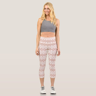 Leggings Capri Capris haut blanc blanc par Joya Eve