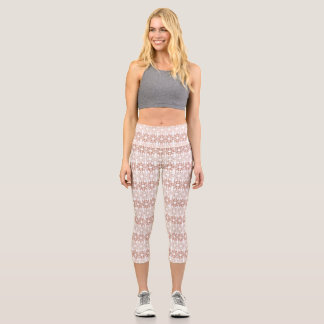 Leggings Capri Capris haut blanc blanc par Joya Eve