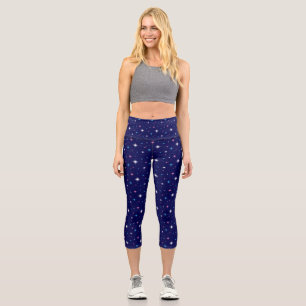 Leggings Capri Capris haut de taille des étoiles de Imaginaire