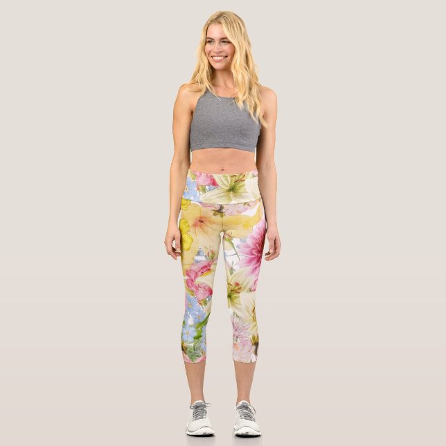 Leggings Capri Capris haut taille (Recto)