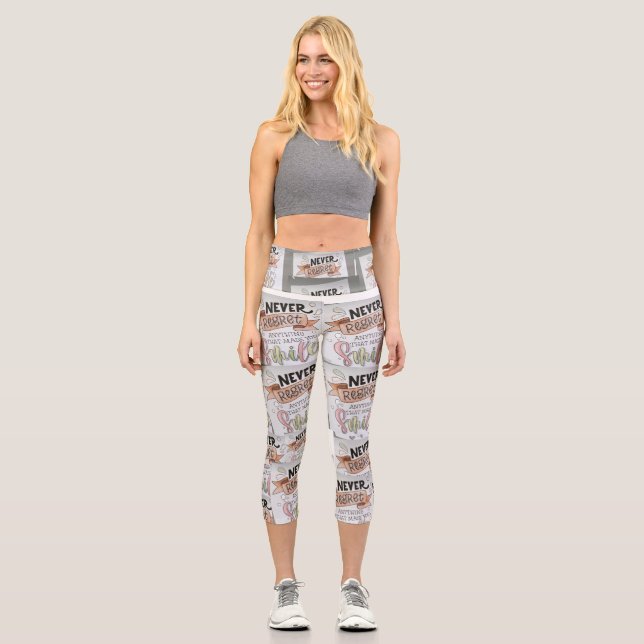 Leggings Capri Capris haut taille (Recto)