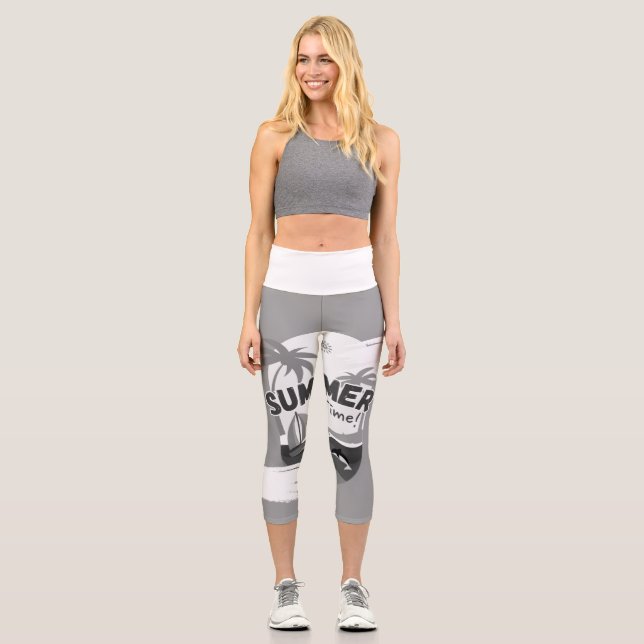 Leggings Capri Capris haut taille (Recto)