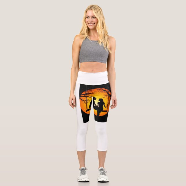 Leggings Capri Capris haut taille (Recto)