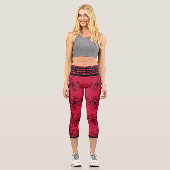 Leggings Capri Capris haut taille (Recto)