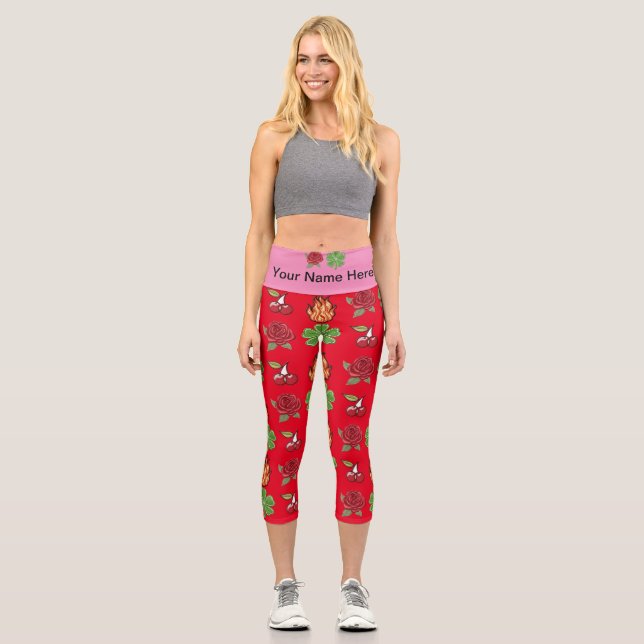 Leggings Capri Capris haut taille (Recto)