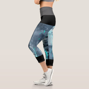 Leggings Capri Capris haut taille