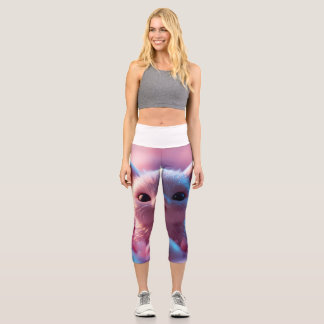 Leggings Capri Capris haut taille