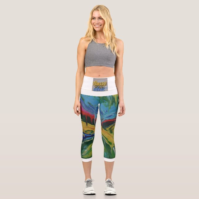 Leggings Capri Capris haut taille (Recto)