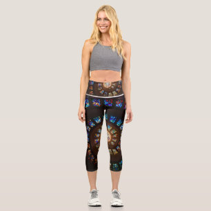 Leggings Capri Capris haut taille