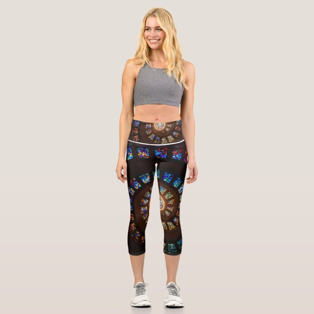 Leggings Capri Capris haut taille (Recto)