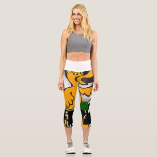 Leggings Capri Capris haut taille