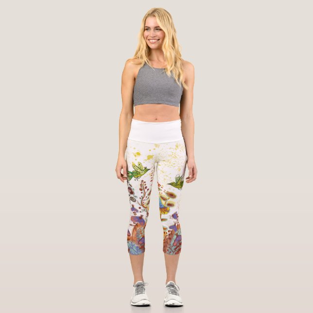 Leggings Capri Capris haut taille (Recto)
