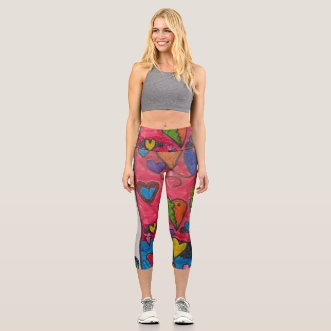 Leggings Capri Capris haut taille (Recto)