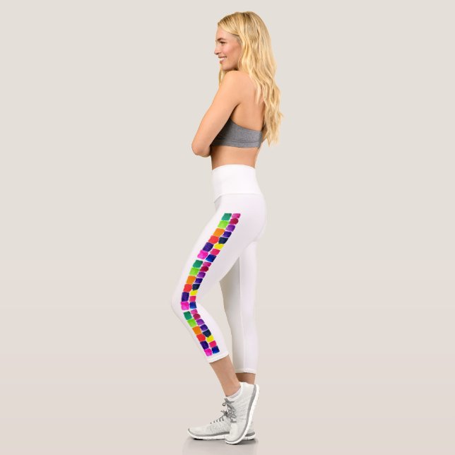 Leggings Capri Capris haut taille couleur HWJ (Gauche)