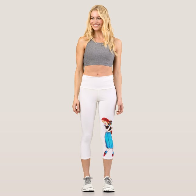 Leggings Capri Capris haut-taille DOROTHY (Recto)