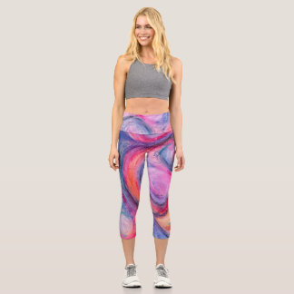 Leggings Capri Capris taille haute