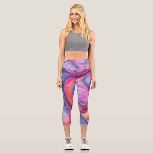 Leggings Capri Capris taille haute (Recto)