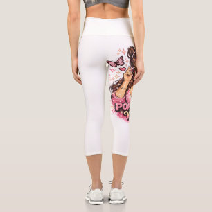 Leggings Capri Capris taille haute