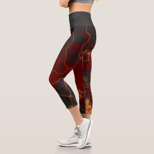 Leggings Capri Capris taille haute Lava