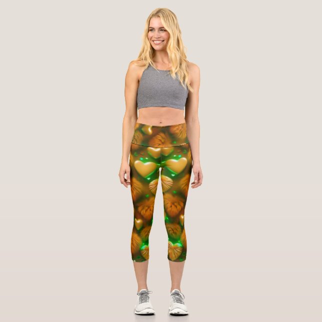 Leggings Capri Capris taille haute sur mesure avec soin, chaque p (Recto)