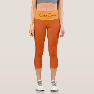 Leggings Capri "CARA-CARA" Custom High-Waisted Capri Pants 