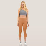 Leggings Capri Caramel Solid Couleur Plaine Inde<br><div class="desc">Le caramel est une couleur populaire en Inde et dans le monde, et il est souvent utilisé dans la mode et le design d'intérieur. Il s'agit d'un ton chaud et terreux qui rappelle le sucre caramélisé, qui peut aller d'un beige clair à un brun riche et profond. Les vêtements en...</div>