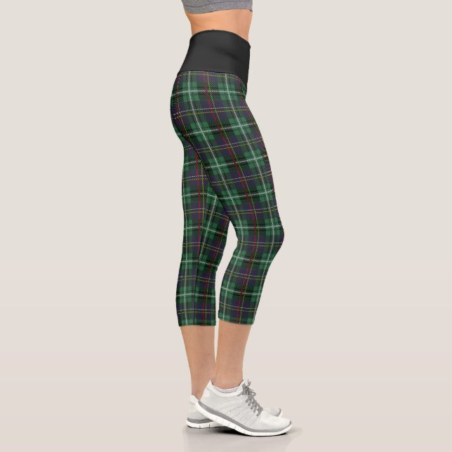 Leggings Capri Carton vert et noir Capris (Droite)