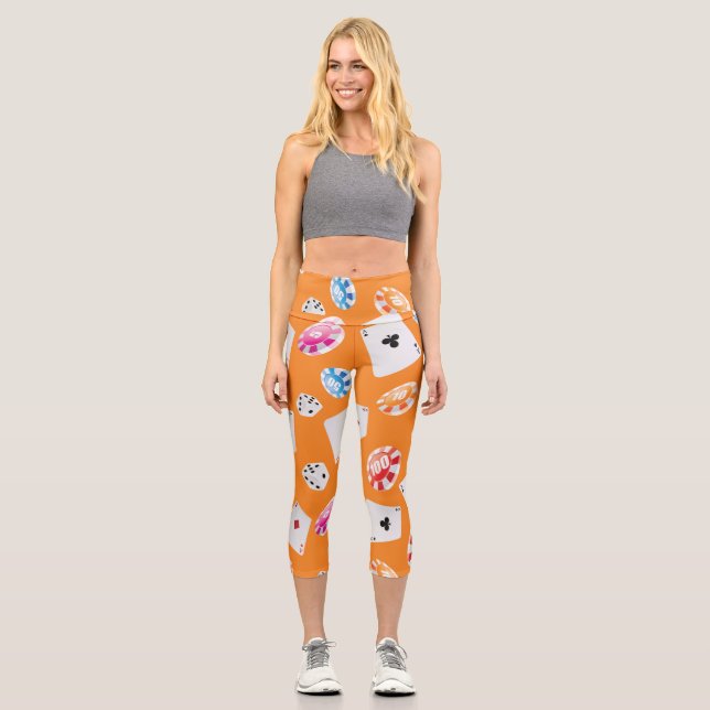 Leggings Capri Casino, Accessoires Jeux motif 3 (Recto)