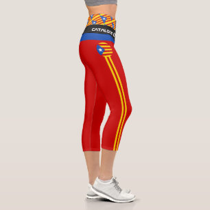 Leggings Capri Catalogne Drapeau & Catalan - La Senyera mode /Est