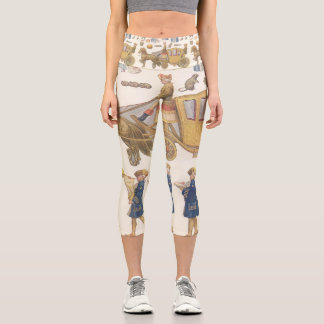 Leggings Capri Cendrillon, Jouets en Papier de Style Victorien Vi