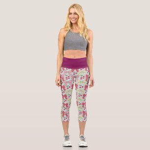 Leggings Capri cerises et fraises