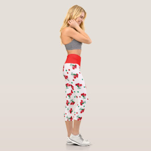Leggings Capri Cerises Et Pois