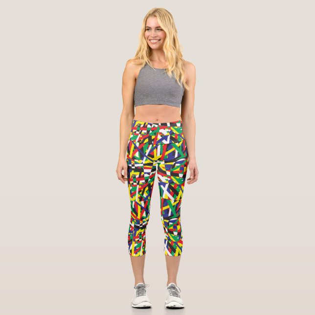 Leggings Capri Chaos, dans les primaires (Recto)