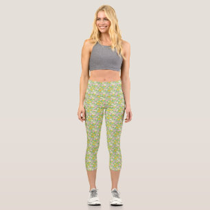 Leggings Capri Chaque Fleur Fleurit À Son Propre Moment