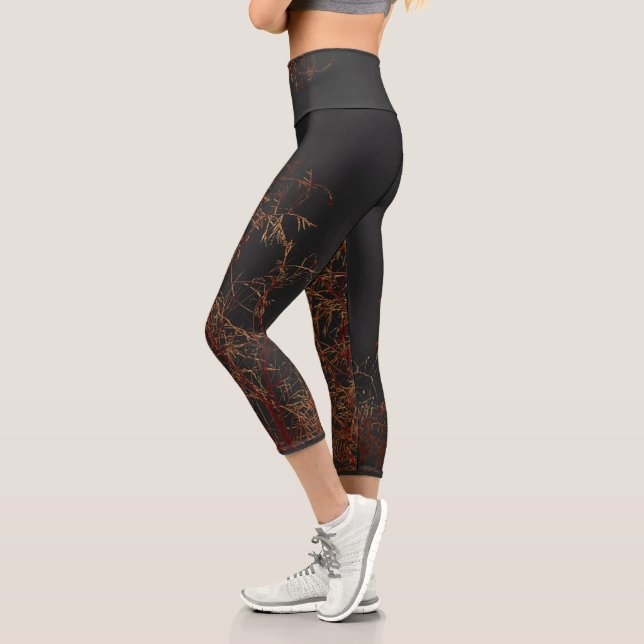 Leggings Capri Charcoal Grey Golden Tree Bruns Sky (Gauche)