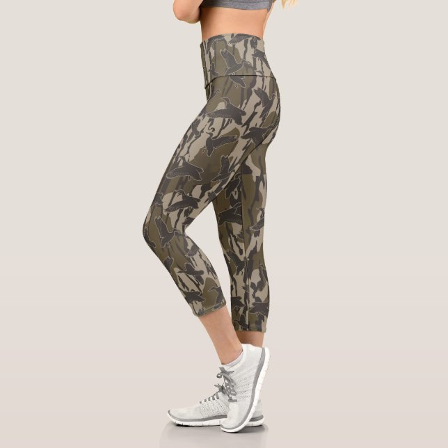 Leggings Capri Chasse à la sauvagine Camo Chasseurs de canards (Gauche)