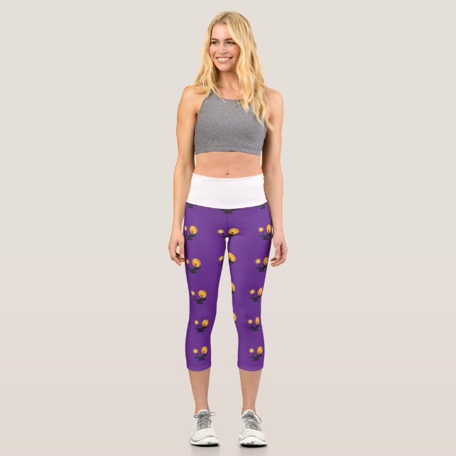 Leggings Capri Chaussettes d'équipage (Recto)