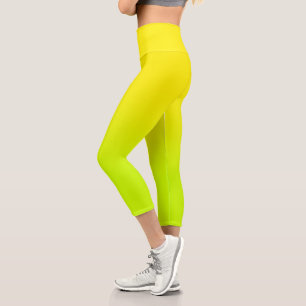 Leggings Capri Chaux et citron vert modernes