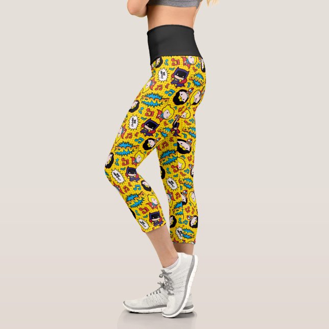 Leggings Capri Chibi Heroine Dance Pattern (Gauche)